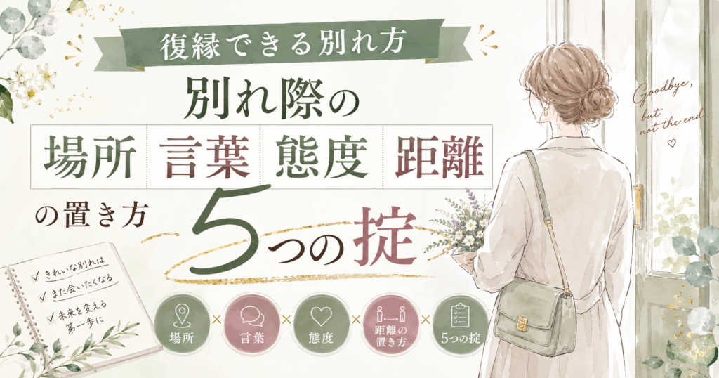 復縁できる別れ方