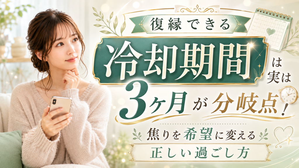 復縁　冷却期間
