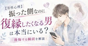 振った側なのに復縁したくなる男