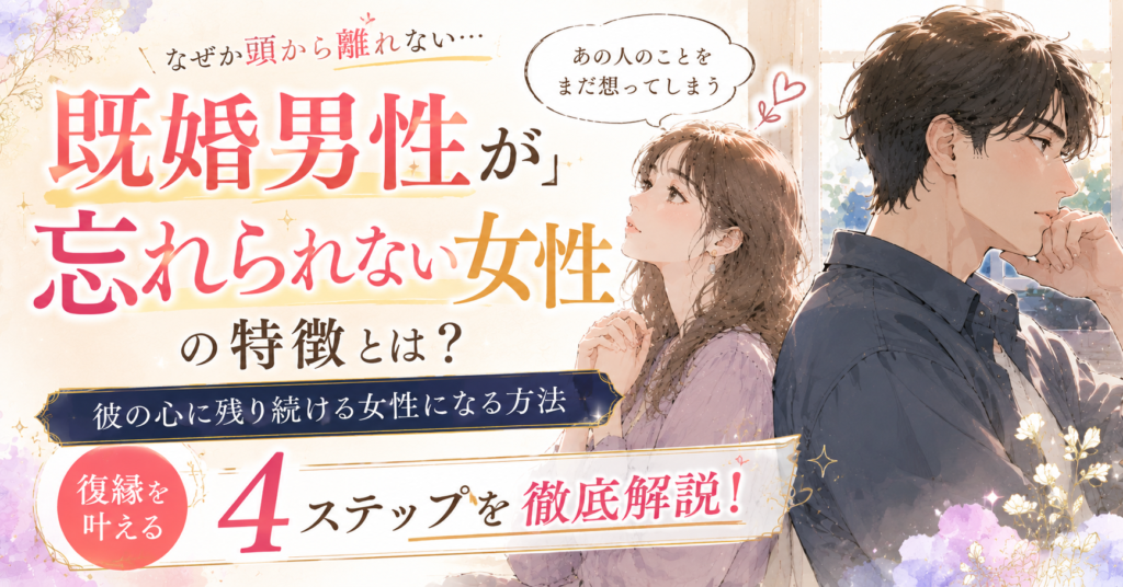 既婚男性　忘れられない女性