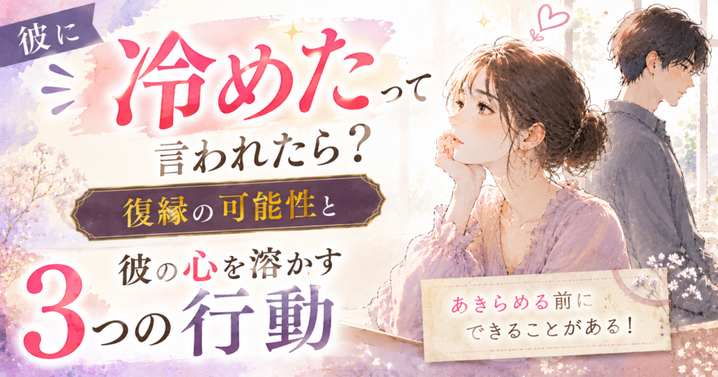 冷めた　復縁